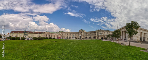 Photography Panoramic view of Hofburg Palace in Vienna, Austria