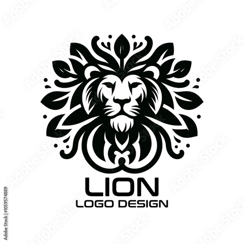 Lion Vector Logo Design photo