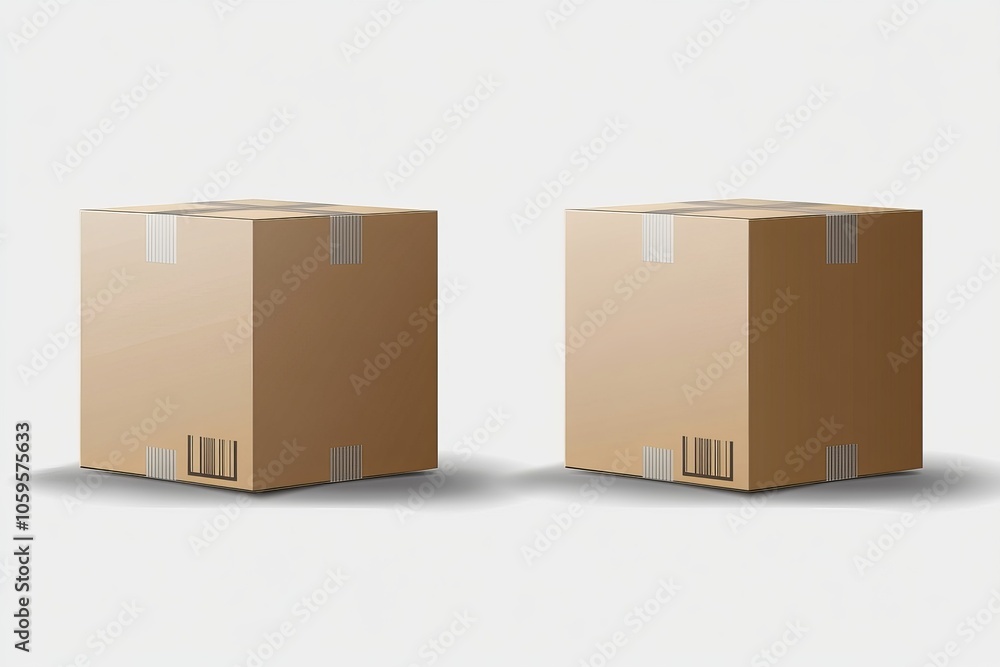 Fototapeta premium Container mock up
