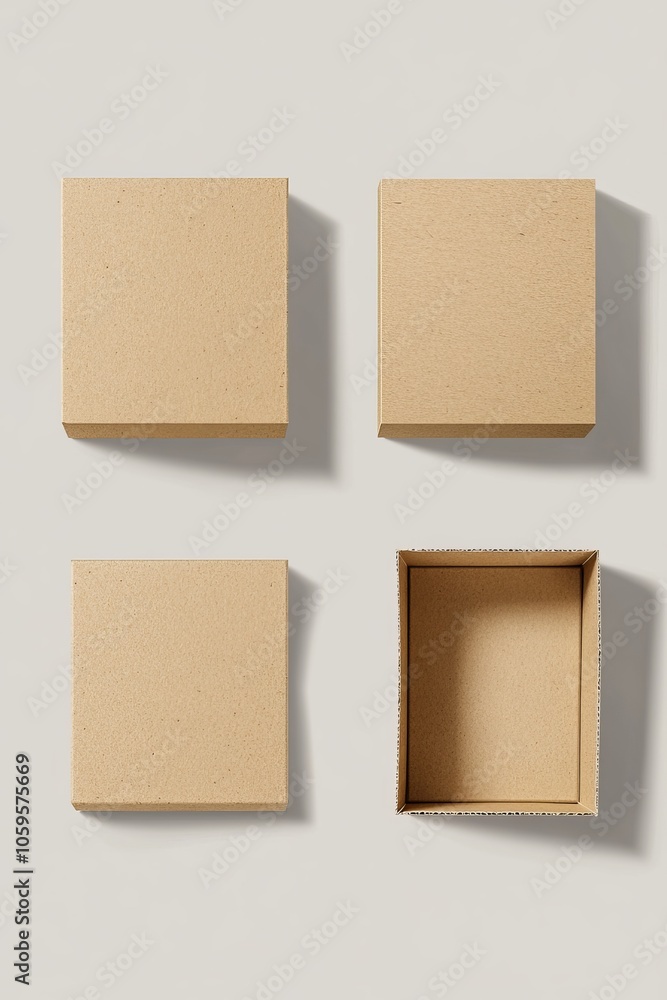 Fototapeta premium Container mock up