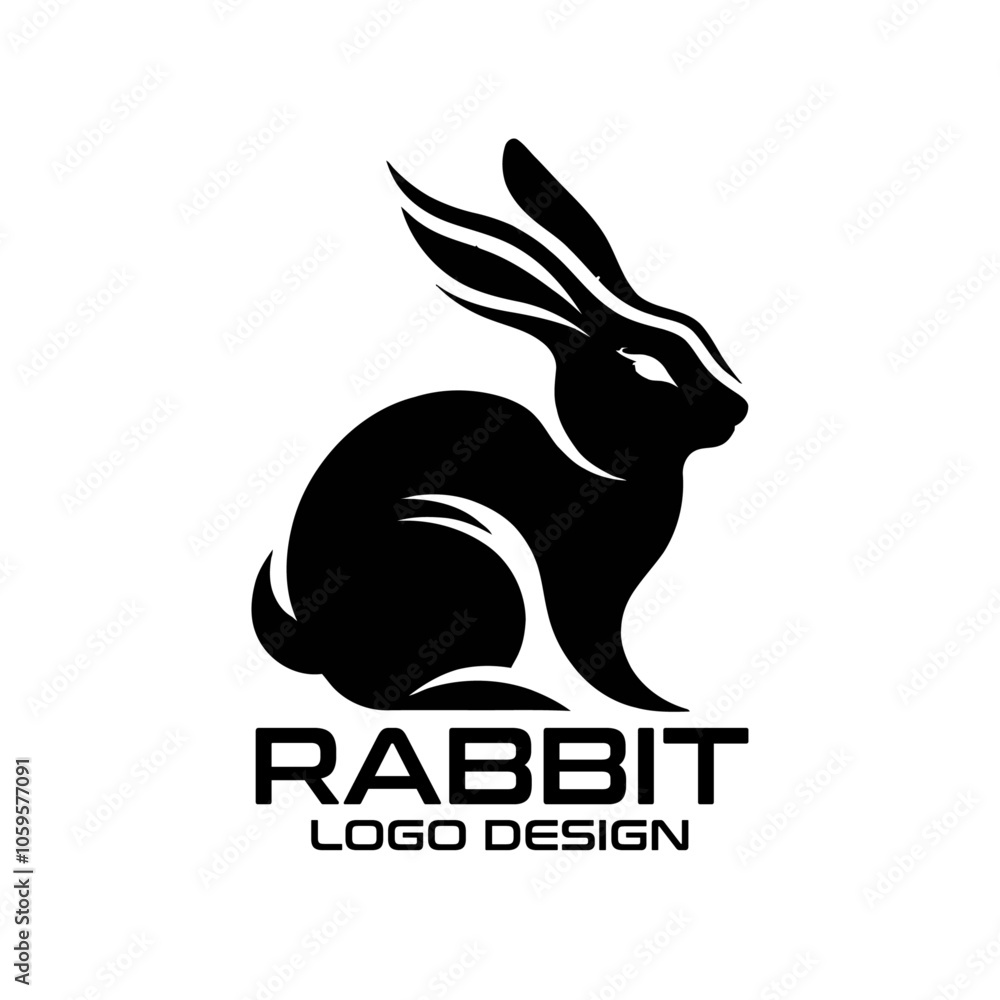 Fototapeta premium Rabbit Vector Logo Design