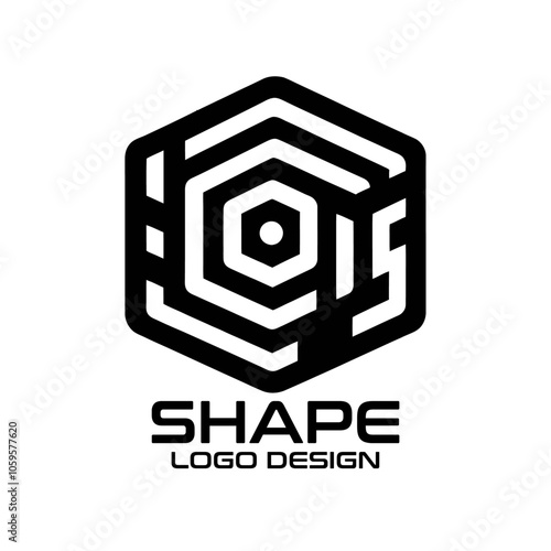 Shape Vector Logo Design photo