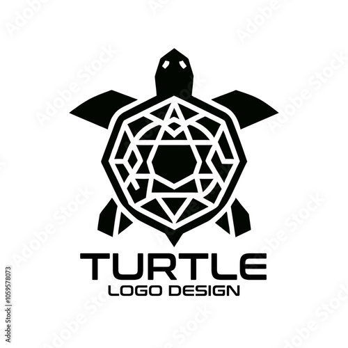 Turtle Vector Logo Design photo