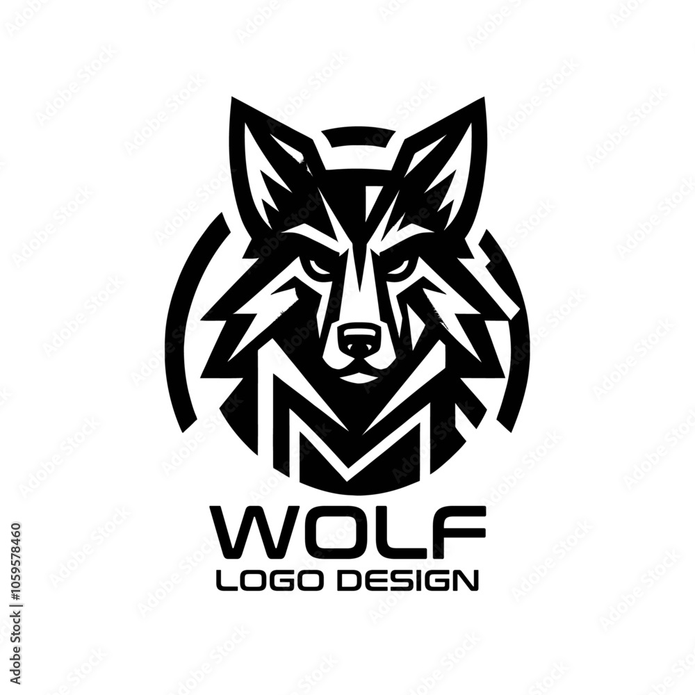 Obraz premium Wolf Vector Logo Design