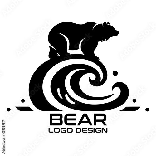 Bear Vector Logo Design photo