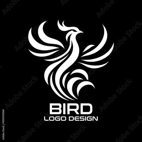 Bird Vector Logo Design photo