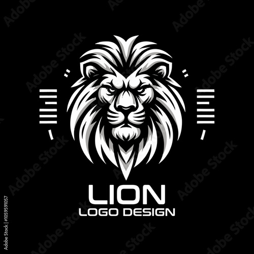 Lion Vector Logo Design photo