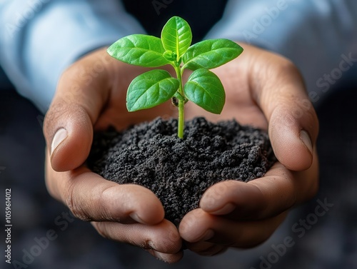 A sustainable investor focusing on companies with strong corporate social responsibility CSR programs, Sustainable Investing, Ethical and growthdriven photo