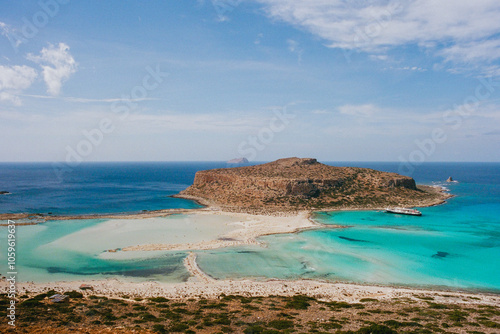 Beach in Crete, Greece photo