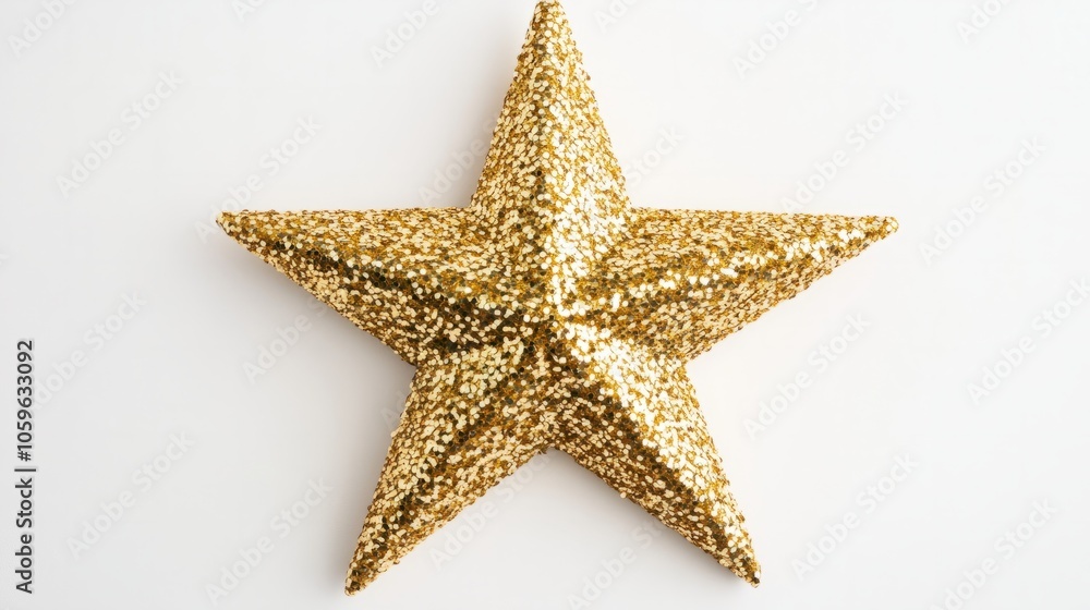 golden christmas star isolated on white golden christmas star isolated on white