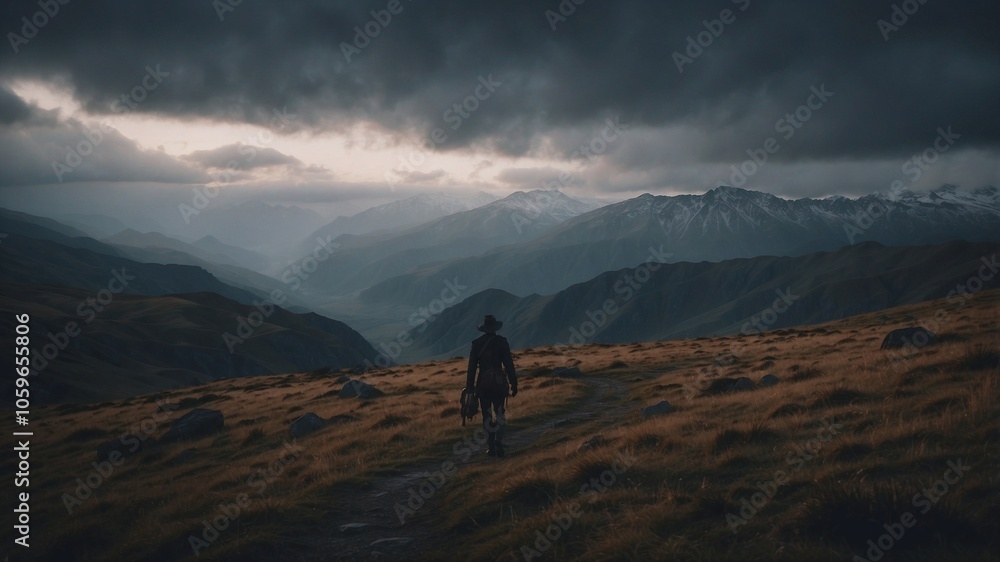 Obraz premium 8K Cinematic Moody Wallpaper