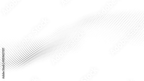 Black and White Vector of Radiant Halftone Burst with Gradient Dot Pattern, Retro-Style for Covers, Product Design, and Marketing Use