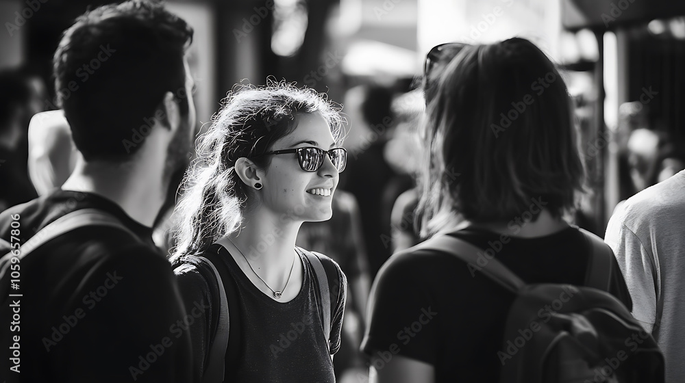 Fototapeta premium people talking