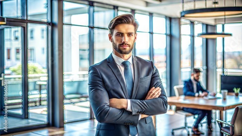 Trailblazing Young businesswoman empowered office photo