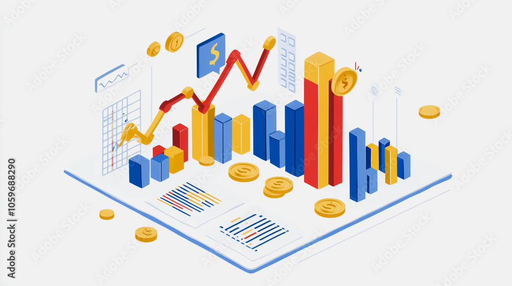 charts and graphs with statistics to innovative analyze business potential and forecast future development of companies growth. charts and graphs with statistics to innovative analyze business potential and forecast future development of companies growth.