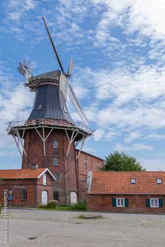 Deichmühle in Norden, Ostfriesland photo