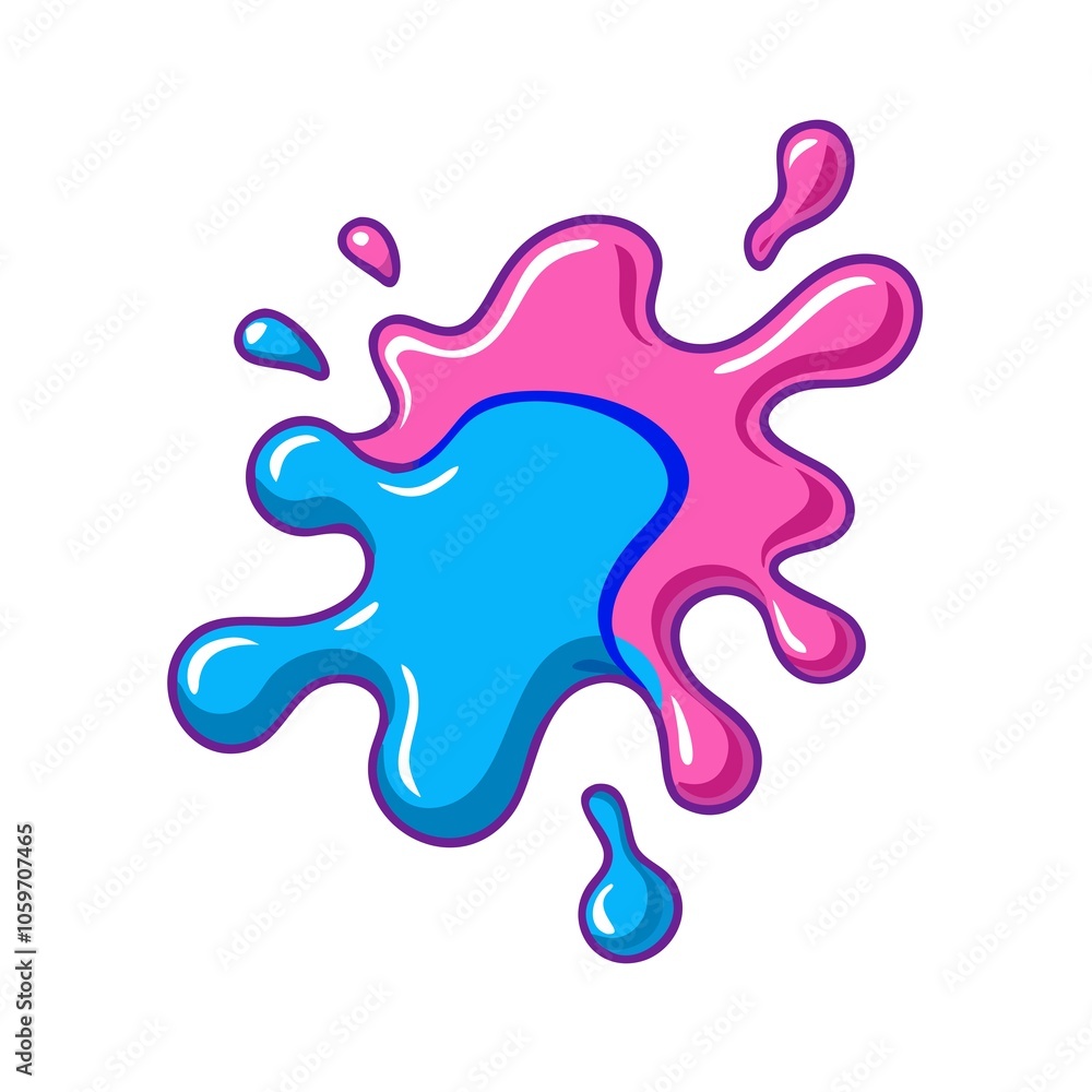 Fototapeta premium paint splashes
