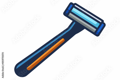  Disposable shaving razor isolated on a white background