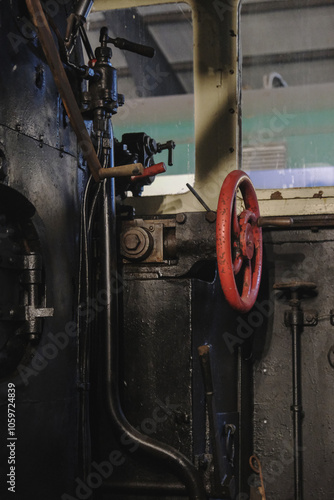 Railway cab (vintage train)