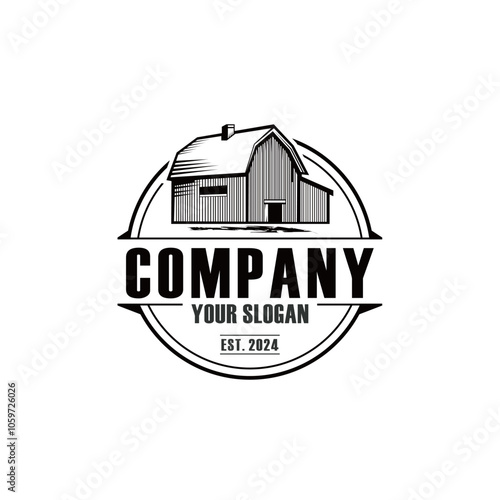 wood logo , cabin logo vector