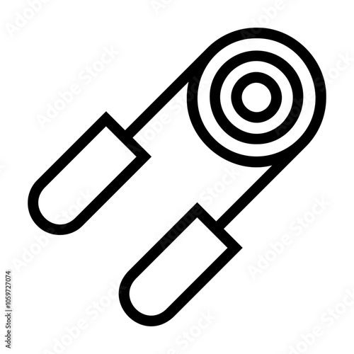 hand grip Line Icon