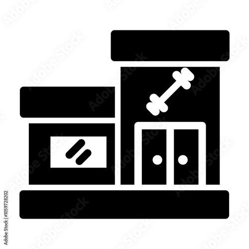fitness center Solid icon