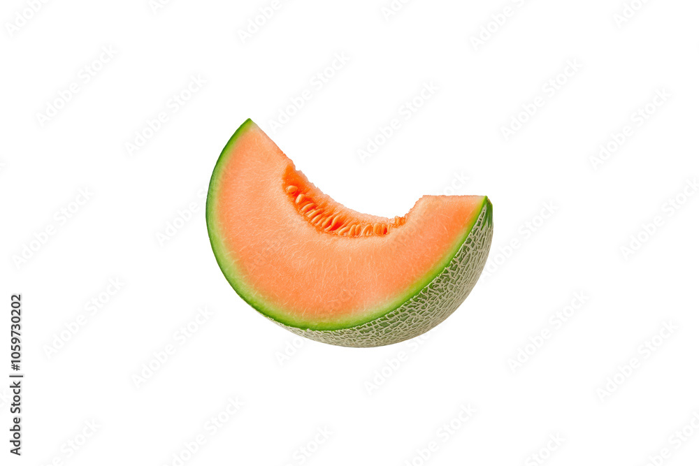 Fresh and Juicy Cantaloupe Slice Perfect for Summer Refreshment and Healthy Snacking Fresh and Juicy Cantaloupe Slice Perfect for Summer Refreshment and Healthy Snacking