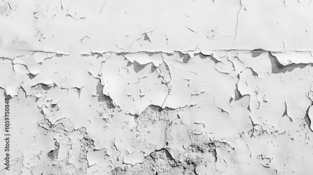 Obraz premium Background of white wall with concrete grunge