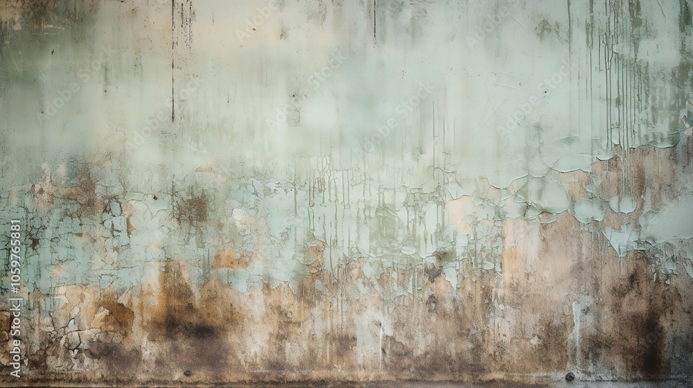 Fototapeta premium Vintage Wall Texture with Scratches and Faded Pattern