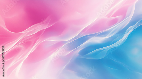 Wallpaper Mural Abstract background with pastel colors of pink and blue, featuring soft lines Torontodigital.ca