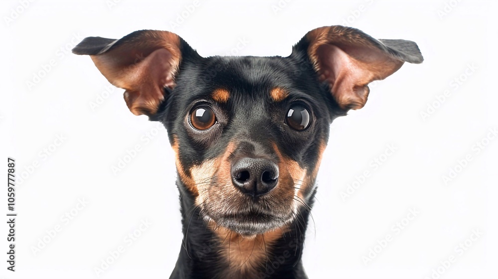 A charming dog gazes into the camera, its expressive eyes shining against the rich dark backdrop, radiating warmth and joy. A charming dog gazes into the camera, its expressive eyes shining against the rich dark backdrop, radiating warmth and joy.