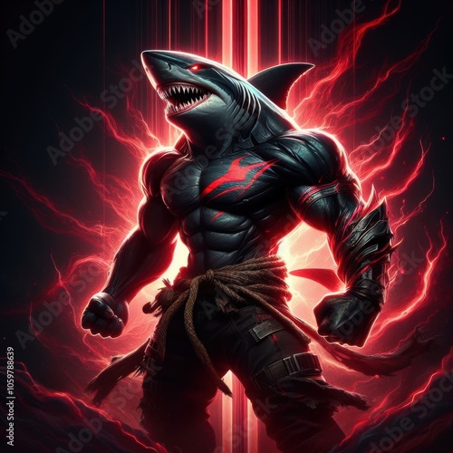 Shark | humanoid Shark | anthropomorphic Shark photo