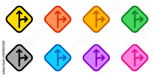 Editable road sign vector icon. Map, location, navigation. Part of a big icon set family. Perfect for web and app interfaces, presentations, infographics, etc