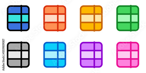 Editable journal, table, diary vector icon. Part of a big icon set family. Perfect for web and app interfaces, presentations, infographics, etc