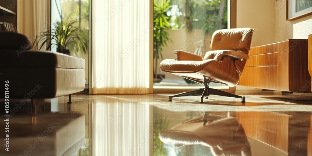 Fototapeta premium Contemporary Living Room Scene