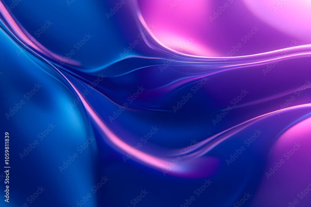 Fototapeta premium Gradient liquid abstract squared Holo Holographic background with halftone dots design Watercolor ombre gradient pattern design 3d geometric shapes background Abstract background generative AI