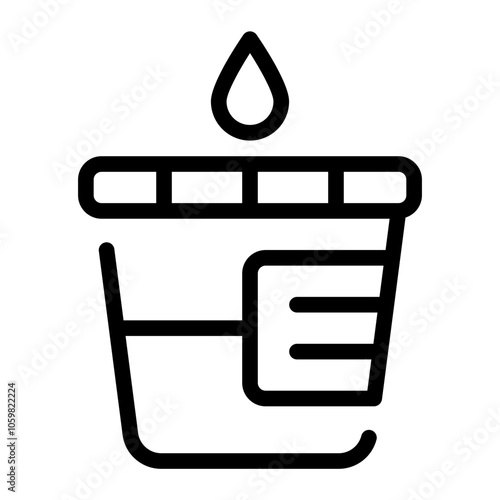 urine test line icon