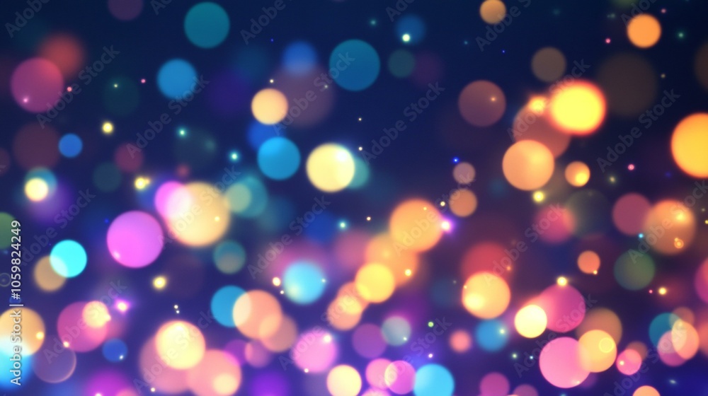 Blurry background featuring colorful lights in various hues, creating an abstract and dreamy visual effect. Blurry background featuring colorful lights in various hues, creating an abstract and dreamy visual effect.