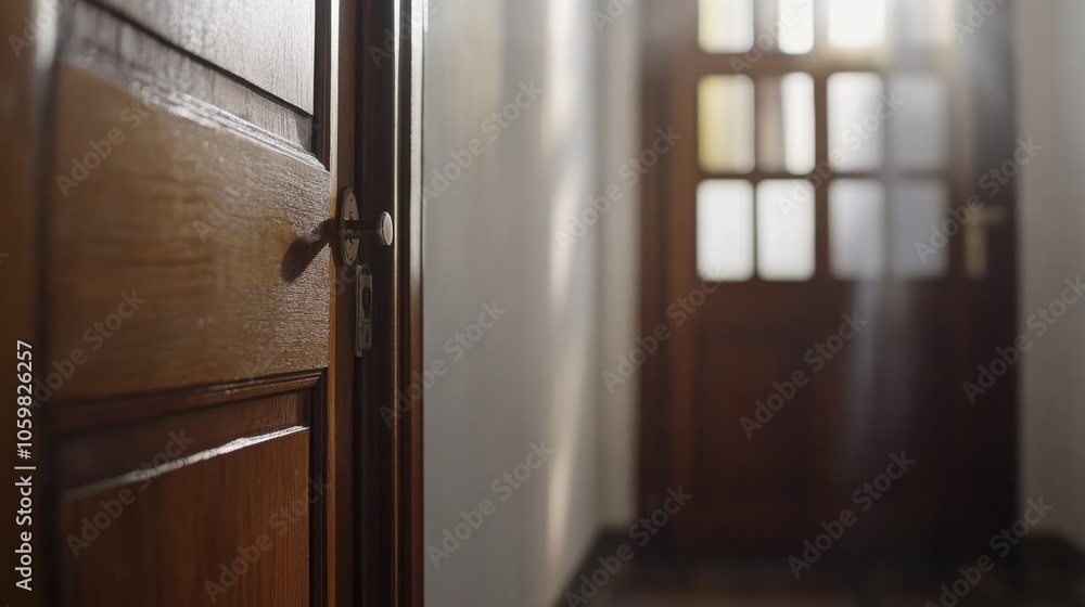 Fototapeta premium Tranquil Entrance to a Home