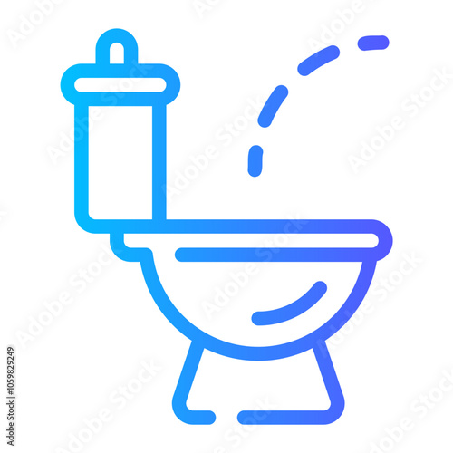 urination gradient icon