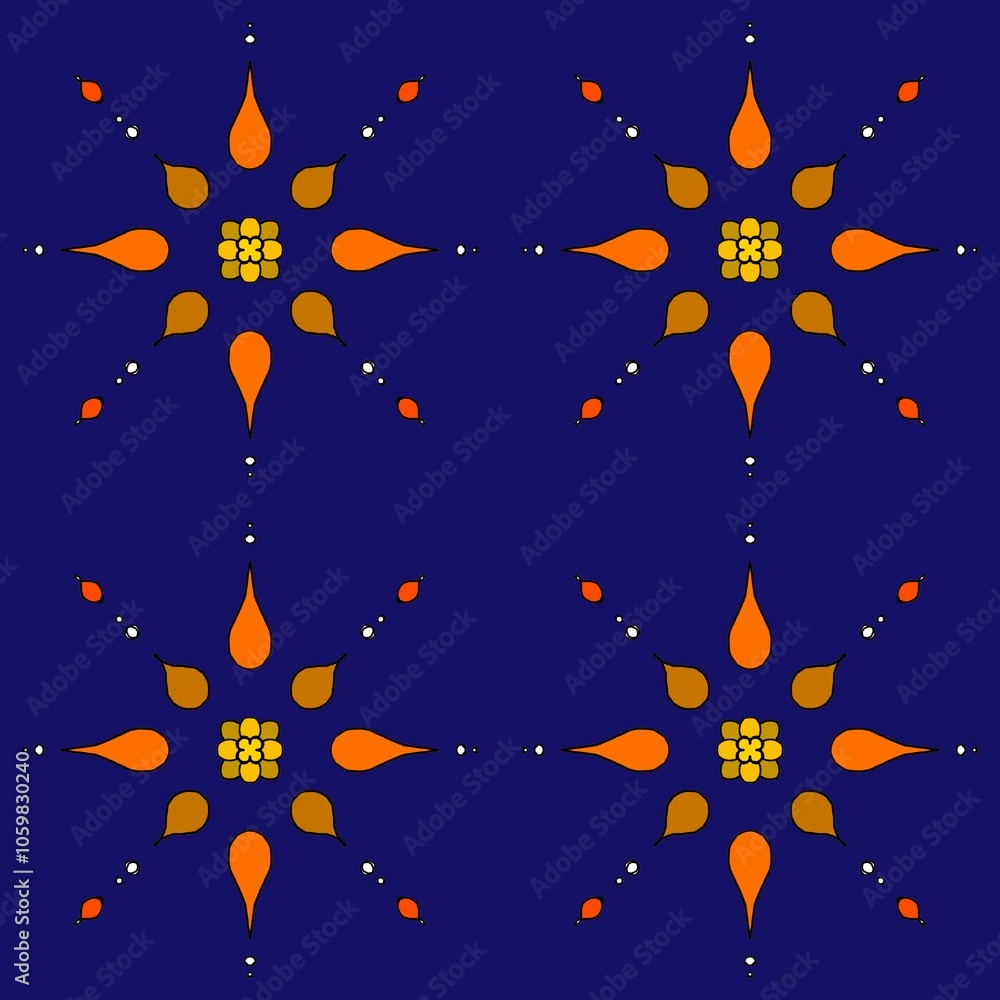 Fototapeta premium the imaginative fabric pattern or seamless pattern