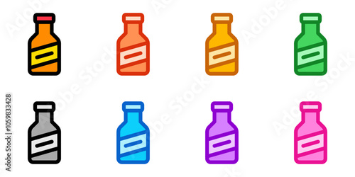 Editable sauce bottle vector icon. Part of a big icon set family. Perfect for web and app interfaces, presentations, infographics, etc