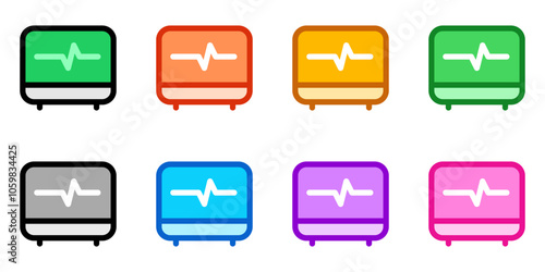 Editable ekg, heartbeat vector icon. Part of a big icon set family. Perfect for web and app interfaces, presentations, infographics, etc