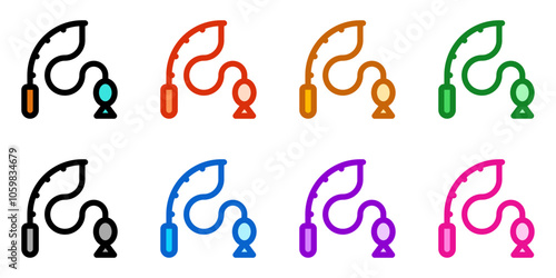 Editable fishing vector icon. Part of a big icon set family. Perfect for web and app interfaces, presentations, infographics, etc