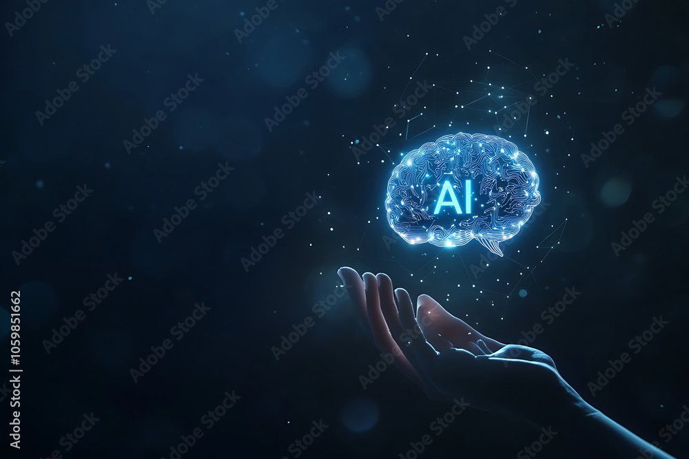 Naklejka premium future ai