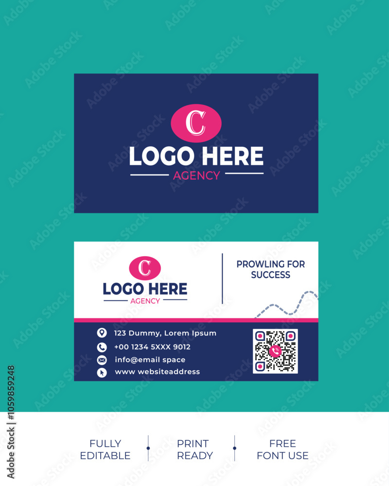 Fototapeta premium business card