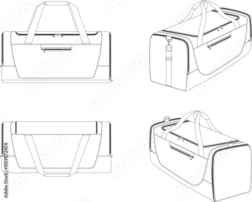 Duffle Bag Template