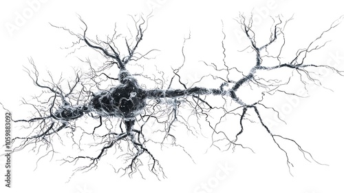 Detailed 3D rendering of a nephron structure, showcasing its intricate components including the glomerulus, tubules, and loop of Henle, essential for kidney function.