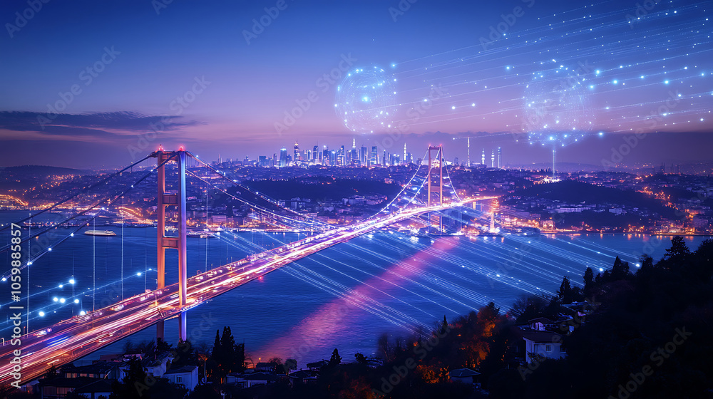Obraz premium future city