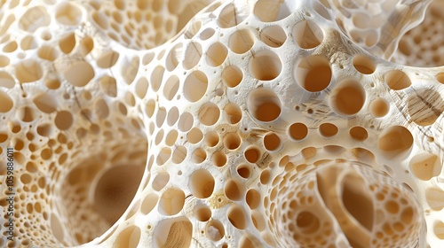 Detailed 3D rendering of a nephron structure, showcasing its intricate components including the glomerulus, tubules, and loop of Henle, essential for kidney function.